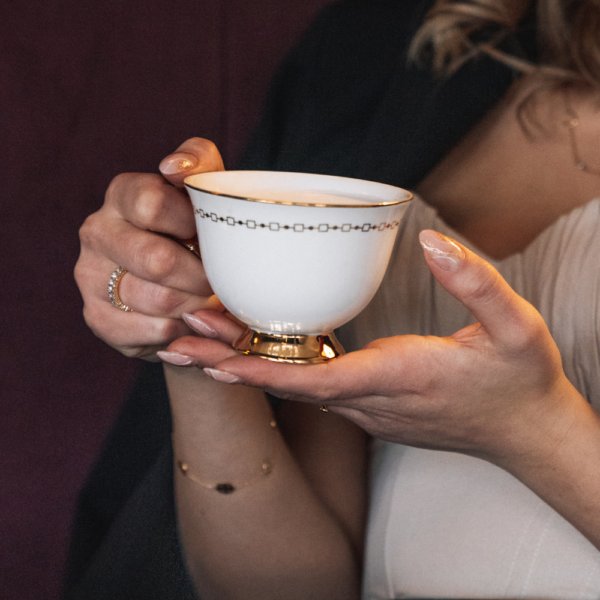 Cup with saucer - Anima Bianco