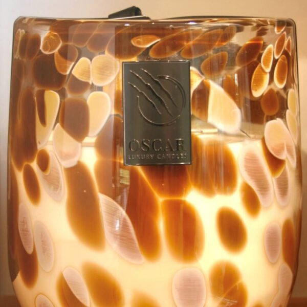 Candle Barrel leopard brown