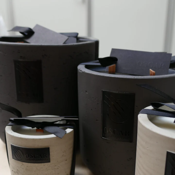 Candle Dark Grey Pure