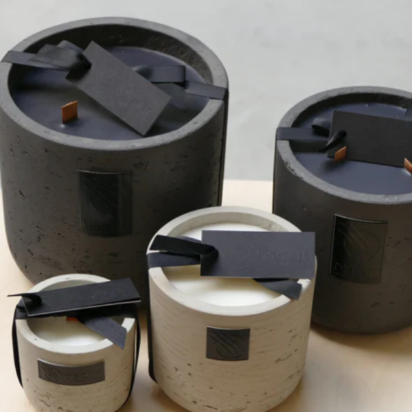 Candle Dark Grey Pure