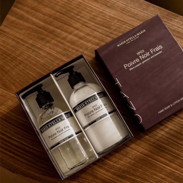 Hand Gift Set Poivre Noir Frais 2 x 250 ml Glas