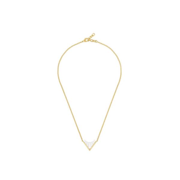 Style 1925 Necklace Clear Crystal, 18 Carats Yellow Gold Plated