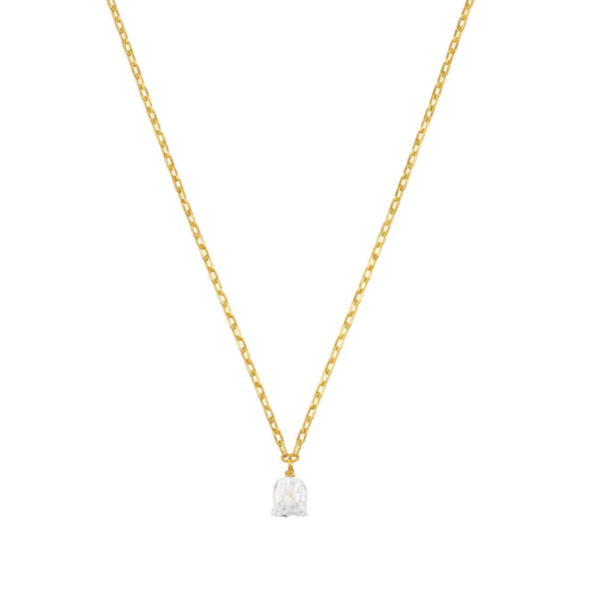 Muguet Necklace Clear crystal, vermeil