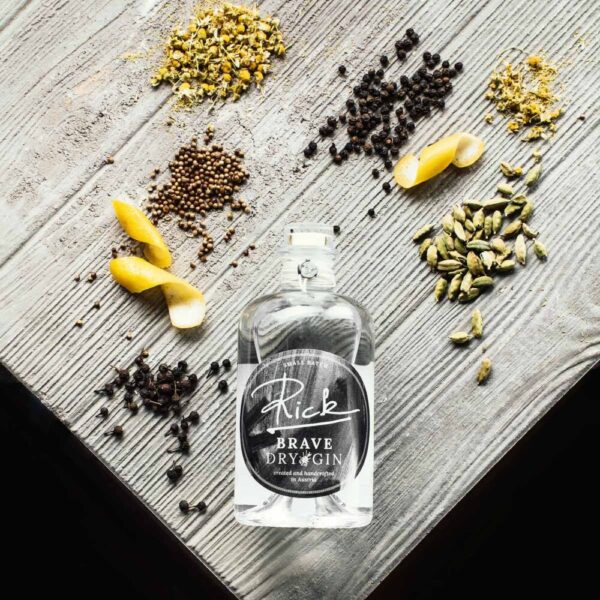 Rick BRAVE Dry Gin 500ml 47%
