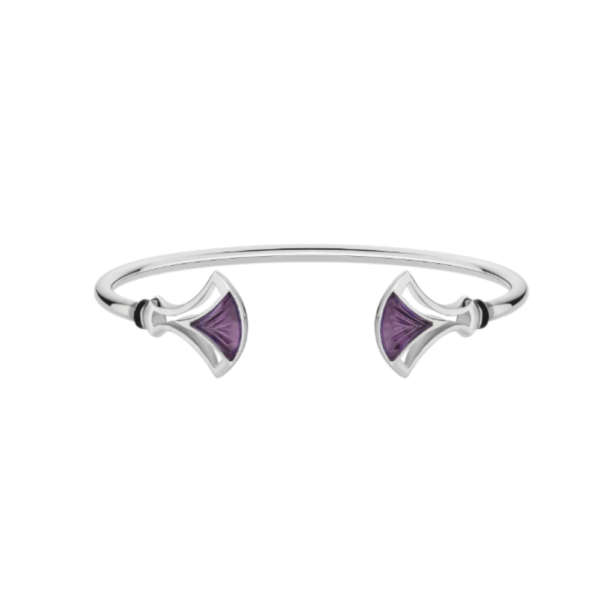 Larcade Bangle Flex Dusk purple crystal, silver