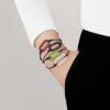 Empreinte Animale Cord Bracelet Dusk purple crystal on black cord - Image 2