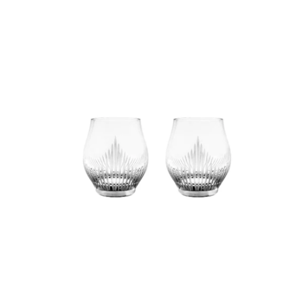100 POINTS Shot glass by James Suckling, clear crystal