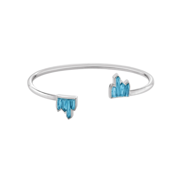Terramineral Bracelet Blue Persepolis crystal, silver
